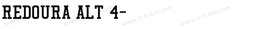 Redoura Alt 4字体转换